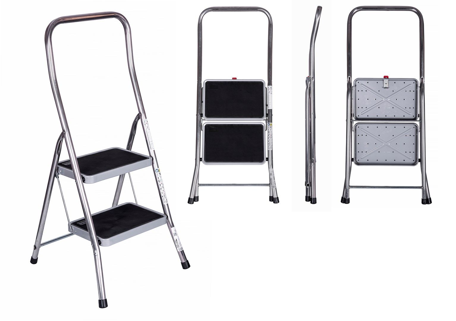Krause Folding Step Toppy XL Silver