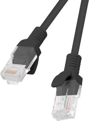 Lanberg PCU6-10CC-1000-BK networking cable Black 10 m Cat6 U/UTP (UTP)