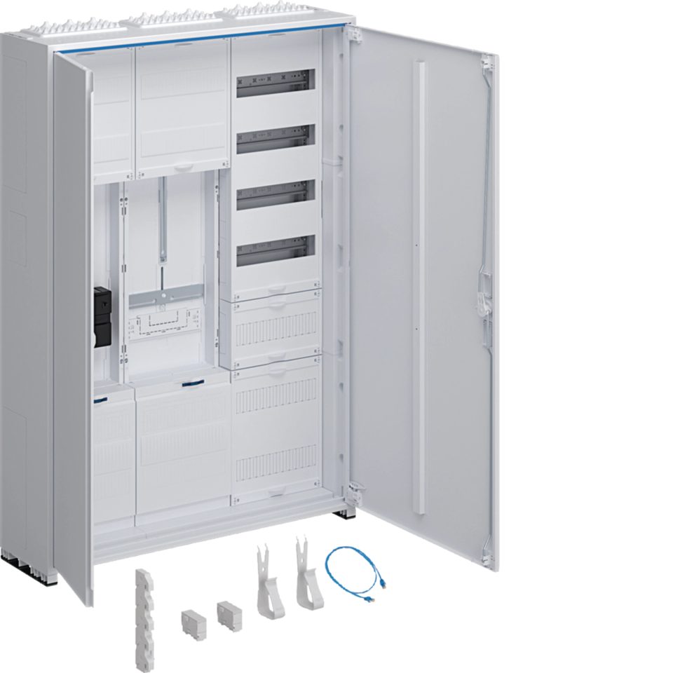 Hager Komplettschrank ZB335C15LS 1ZP 3p. H 1100mm 3feldrig