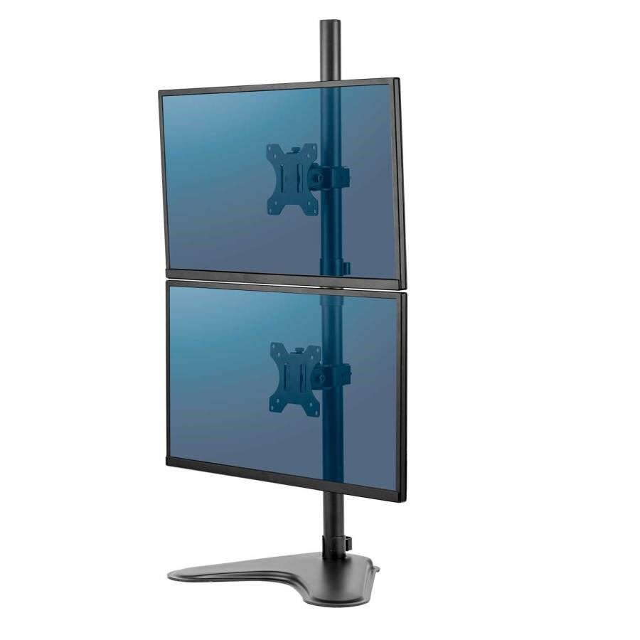 Fellowes Ergonomics Freestanding Arm For 2 Monitors - Seasa Vertical - Former Professional Series™