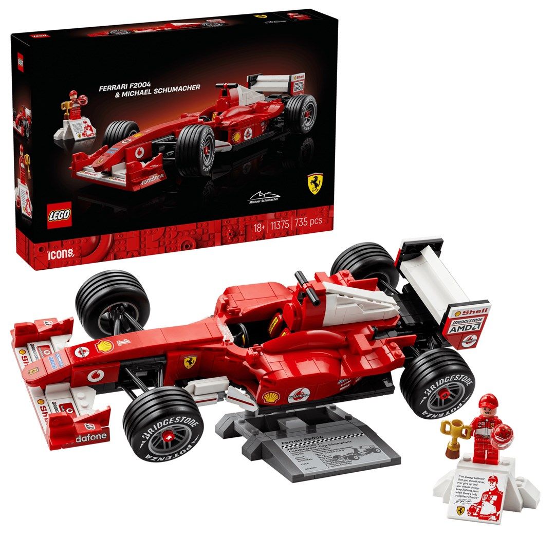 LEGO ICONS 11375 Ferrari F2004 Michael Schumacher