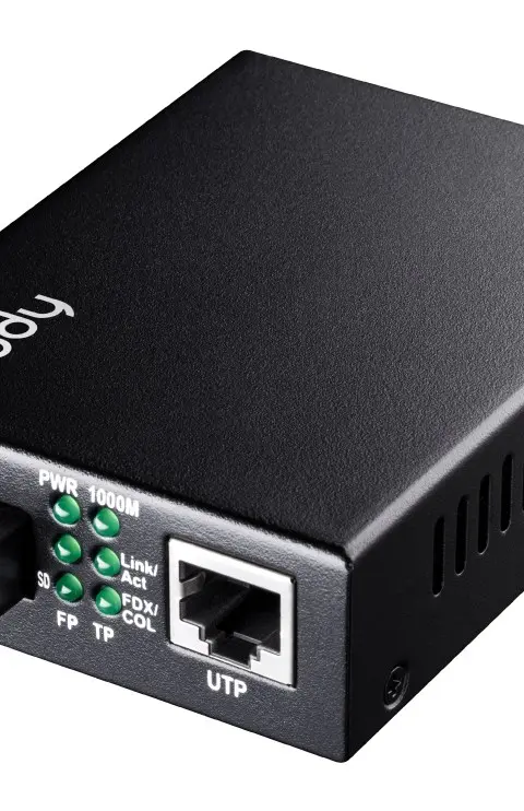 Cudy MC100GSB-60A Network Media Converter 1000 Mbit/S Multi-Mode Single-Mode Black