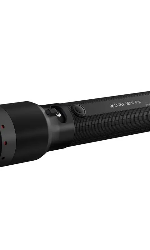 Ledlenser P7R Black Hand Flashlight LED