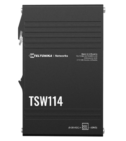 Teltonika TSW114 5-Port Gigabit Industrial Ethernet Switch