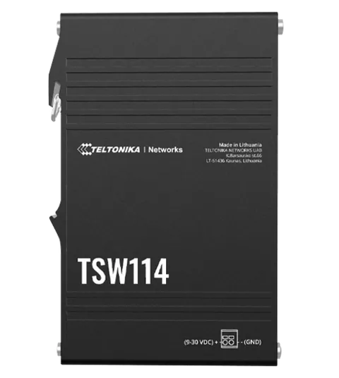 Teltonika TSW114 5-Port Gigabit Industrial Ethernet Switch
