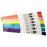 Zebra Z-Band UltraSoft White, Yellow Hospital wristband