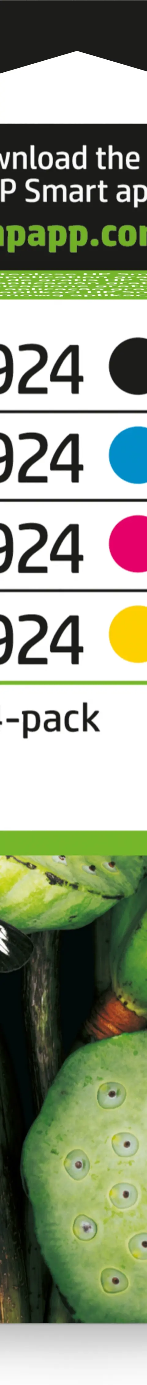 HP 924 CMYK Original Ink Cartridge 4-Pack