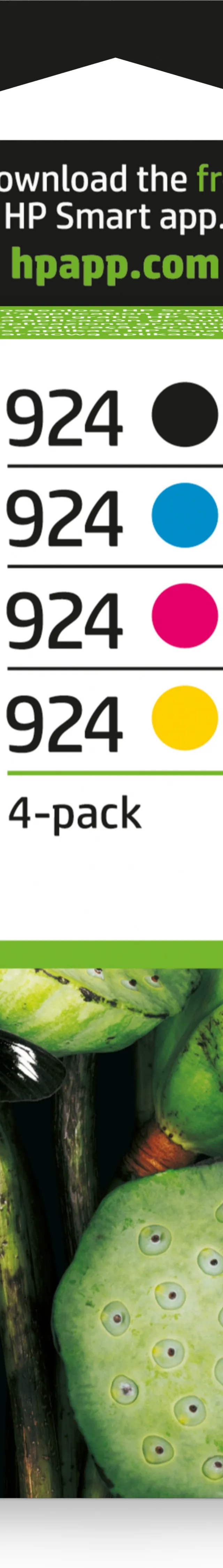 HP 924 CMYK Original Ink Cartridge 4-Pack
