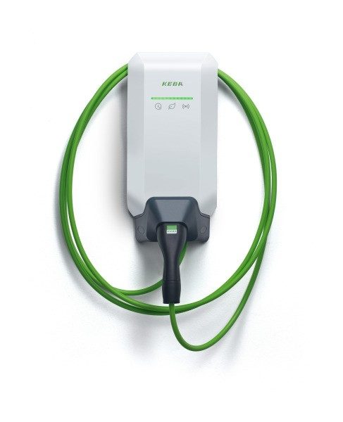 Keba KC-P40-32EU0-C6S3AMP0-LS1R1101BL0-WH00 P40 Pro Whit 22kW-3phase Cable 6m BL
