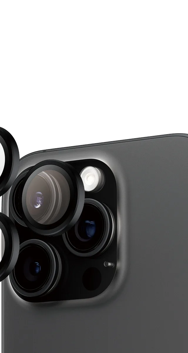 PanzerGlass ® Hoops® Camera Lens Protector Black iPhone 16 Pro | 16 Pro Max Clear screen protector Apple 1 pc(s)