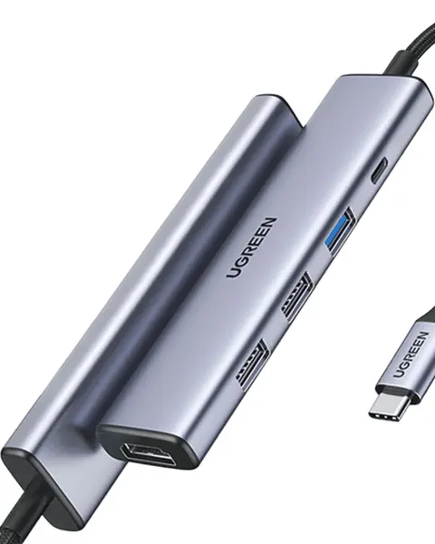Ugreen 15495 laptop dock/port replicator Wired USB 3.2 Gen 1 (3.1 Gen 1) Type-C Grey