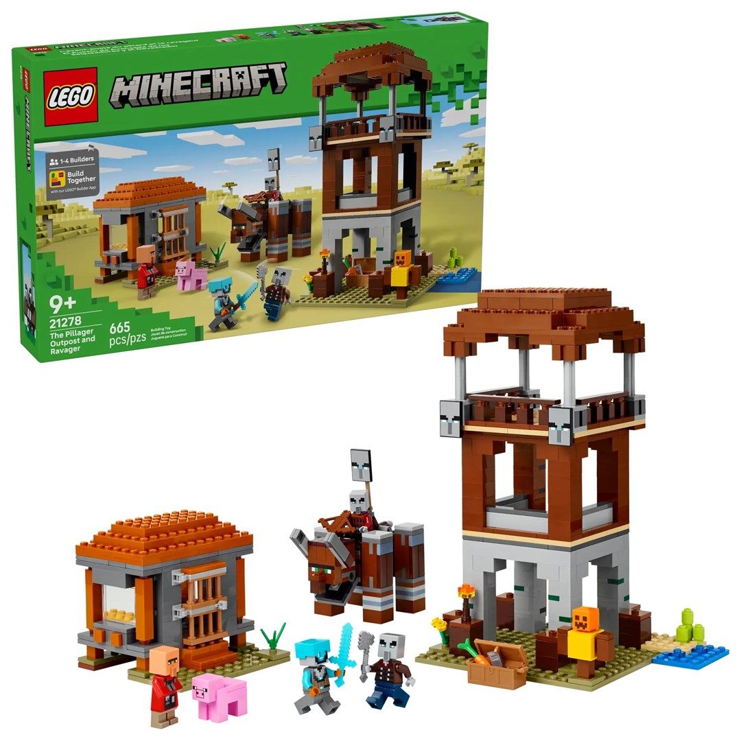 LEGO 21278 Minecraft Ein Verwster Am Plnderer-Auenposten