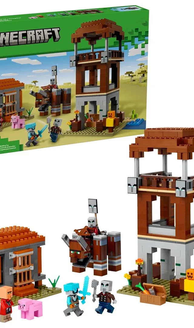 LEGO 21278 Minecraft Ein Verwster Am Plnderer-Auenposten