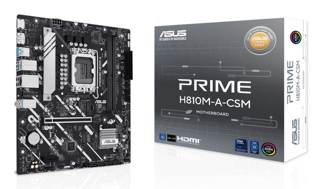 ASUS PRIME H810M-A-CSM Intel H810 LGA 1851 (Socket V1) micro ATX