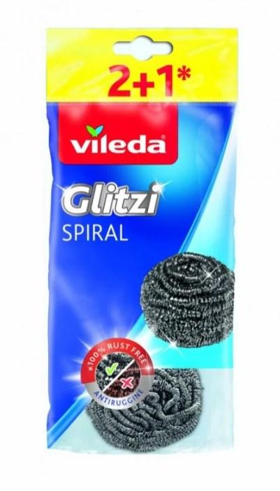 Steel Scrubbers Vileda Glitzi Spiral 3 Pc(S)