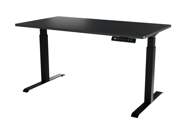Desk With Electric Height Adjustment MOON LONG 150x80x72-120 Black/Anthracite