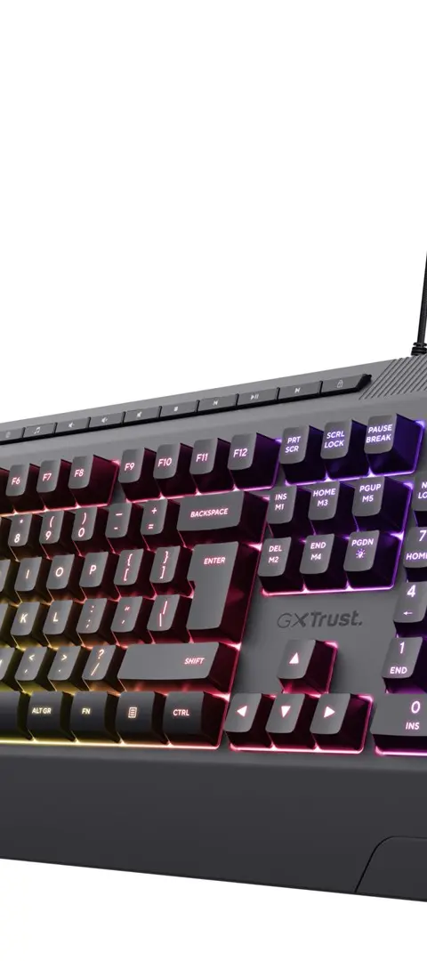 Trust GXT 836 Evocx keyboard Gaming USB QWERTY US English Black