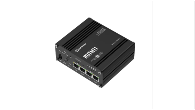 Teltonika RUTM11 wired router Gigabit Ethernet Black