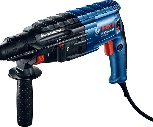 BOSCH ROTARY HAMMER DRILL WITH FORGING OPTION 790W 2.7J GBH 240