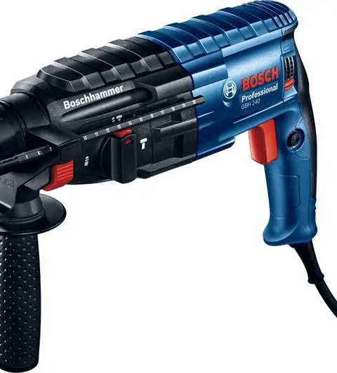 BOSCH ROTARY HAMMER DRILL WITH FORGING OPTION 790W 2.7J GBH 240