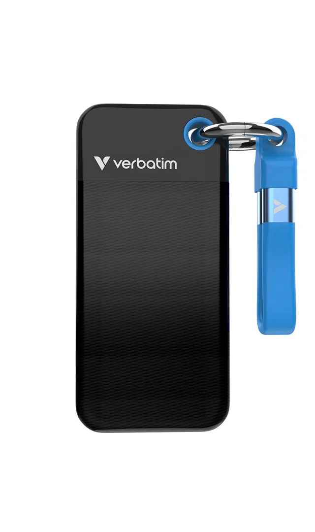 Verbatim Pocket SSD USB 3.2 Gen 2 1TB Black/Blue