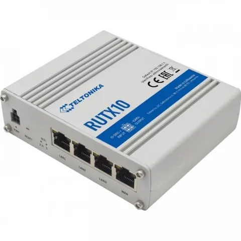 Teltonika RUTX10 wireless router Gigabit Ethernet Dual-band (2.4 GHz / 5 GHz) White