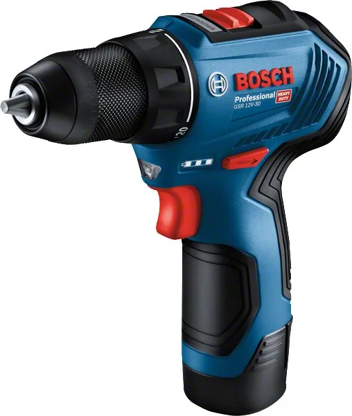 BOSCH SCREWDRIVER GSR 12V-30 2x2.0Ah 30/17Nm BL CASE