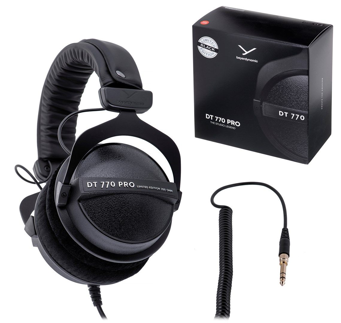 Beyerdynamic DT 770 PRO 250 OHM Black Limited Edition - Closed Studio Headphones