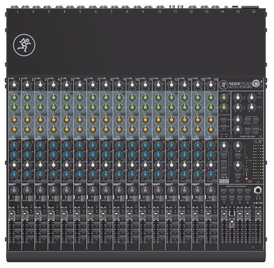 Mackie 1604VLZ4 Audio Mixer 16 Channels 20 - 20000 Hz