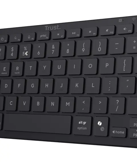 Trust Nado II keyboard Home/Office USB + Bluetooth QWERTY US English Black