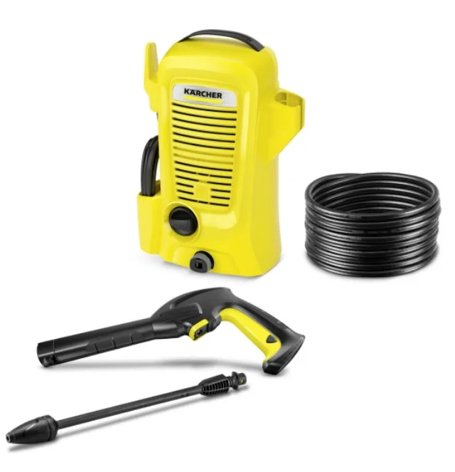 KäRcher K 2 Universal Edition Pressure Washer Compact Electric 360 L/H 1400 W Black Yellow