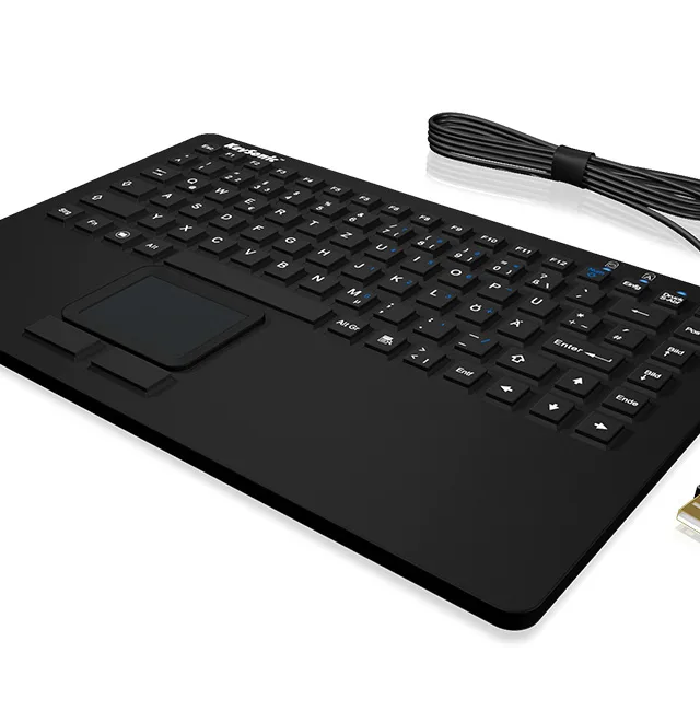 KeySonic KSK-5230 IN (US) keyboard Office USB QWERTY US English Black