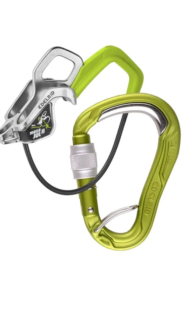 Set Mega Jul Belay Kit Bulletproof Screw Ii-Oasis EDELRID