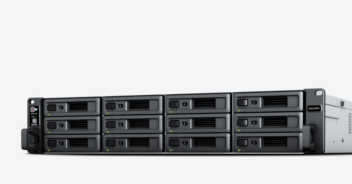 Synology RackStation RS2423RP+II NAS Rack (2U) AMD Ryzen V1780B 8 GB DDR4 0 TB DiskStation Manager Black