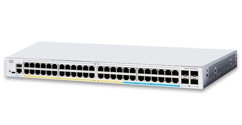 Cisco Catalyst 1300-48FP-4X Managed Switch, 48 Port GE, Full PoE, 4x10GE SFP+, Limited Lifetime Protection (C1300-48FP-4X)