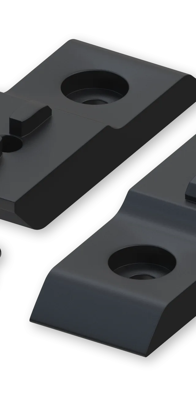 Teltonika PR5MEC12 mounting kit Black Acrylonitrile butadiene styrene (ABS), Plastic