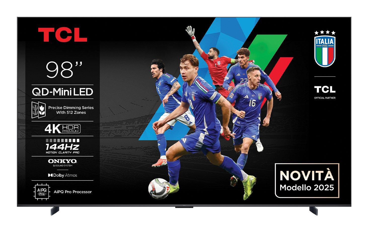 TCL Q6C 98Q6C TV 2.49 m (98") 4K Ultra HD Smart TV Wi-Fi Metallic