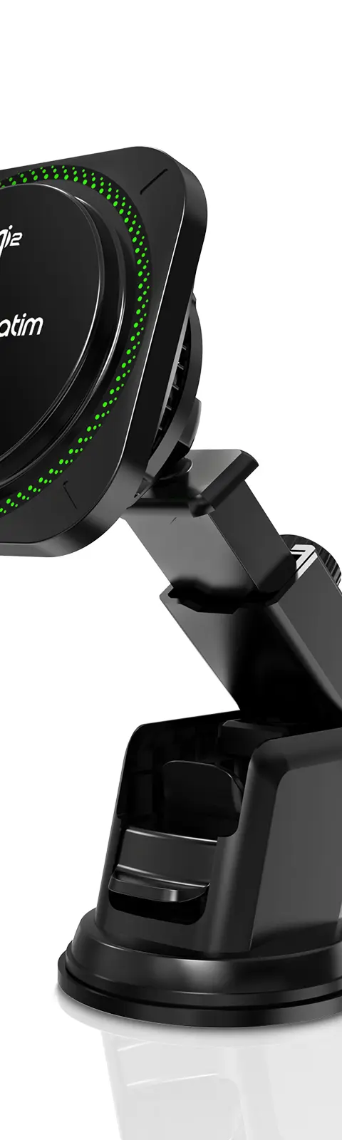Verbatim Charge 'n' Drive Qi2 Magnetic Wireless Car Charger RGB