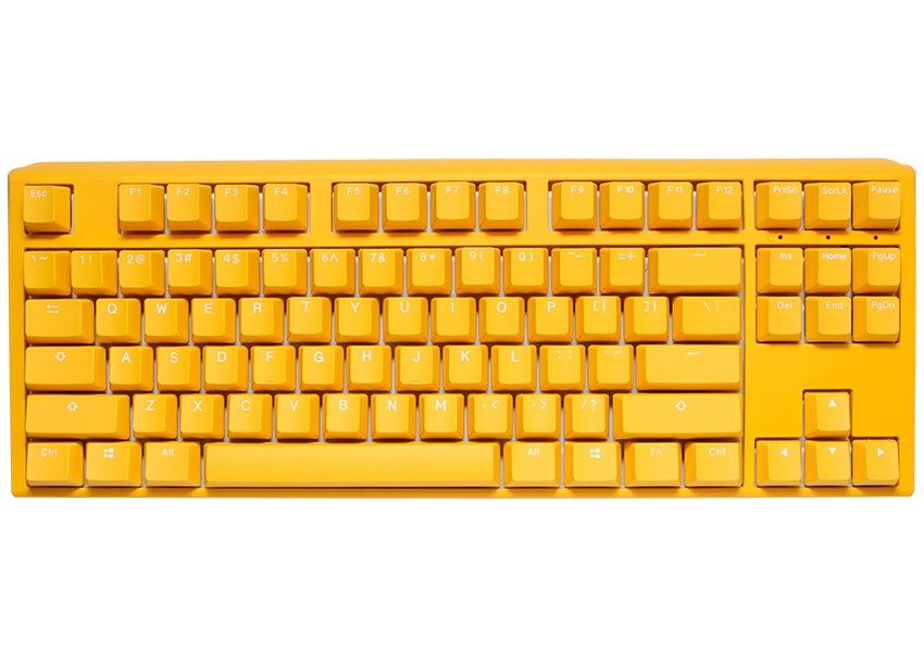 Ducky One 3 TKL keyboard Gaming USB QWERTY English Yellow