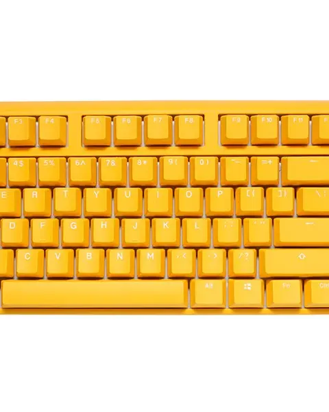 Ducky One 3 TKL keyboard Gaming USB QWERTY English Yellow