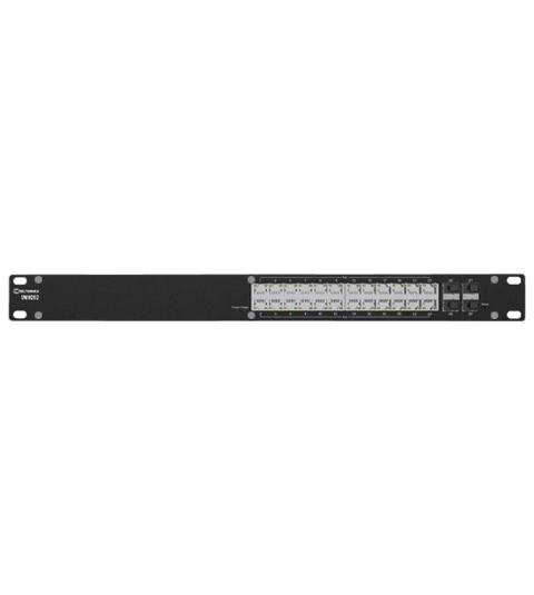 Teltonika -  SWM282 L2+ switch, 19" Rack, 24xGbE PoE, 4xSFP
