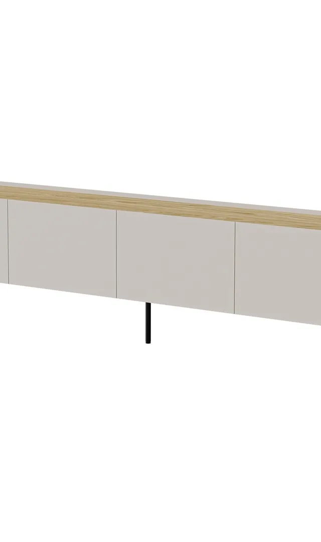 Cama FELLINI TV Cabinet 200x40x52 Cashmere Oiled Oak Top