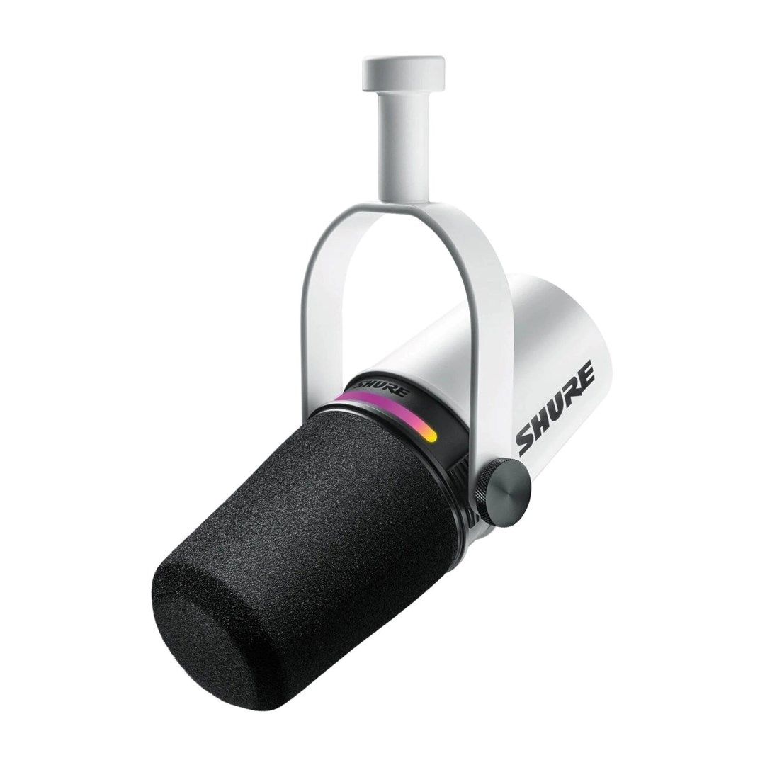 Shure MV7 W - Lectern/Vocal Microphone With XLR/USB-C Connector White