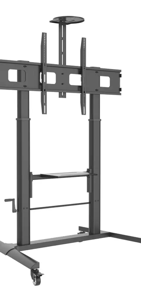 Techly ICA-TR230 multimedia cart/stand Black Flat panel