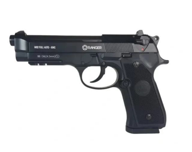 Air Rifle Pistol Ranger M92 Full Auto Blowback Kal.4.5 BBS 18-Shots KWC