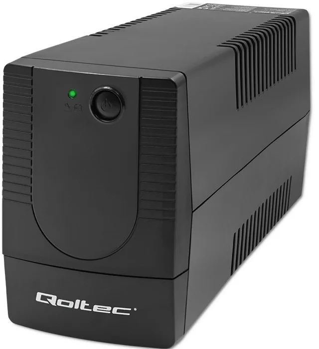 Qoltec 53774 uninterruptible power supply (UPS) Line-Interactive 1 kVA 600 W 1 AC outlet(s)