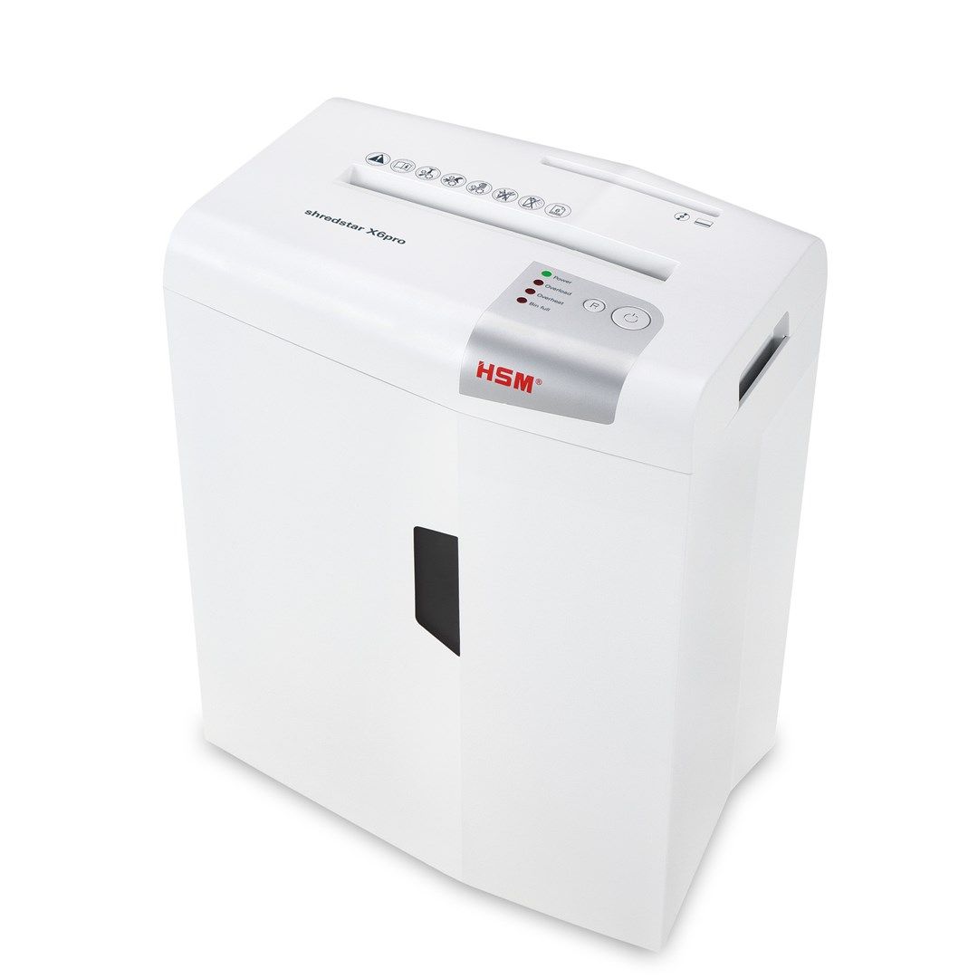 HSM Shredstar X6pro Document Shredder 2 X 15 Mm Separate CD-Cutting Mechanism