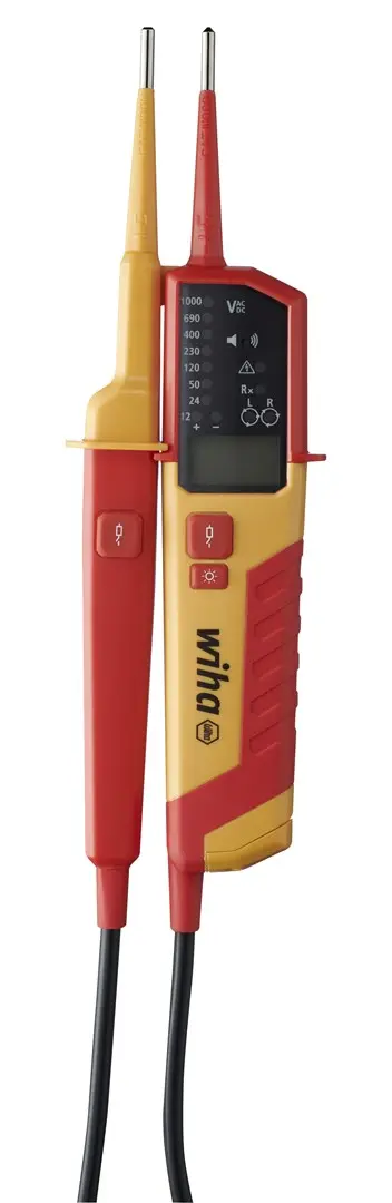 Wiha 45217 Voltage Tester Screwdriver Red Yellow