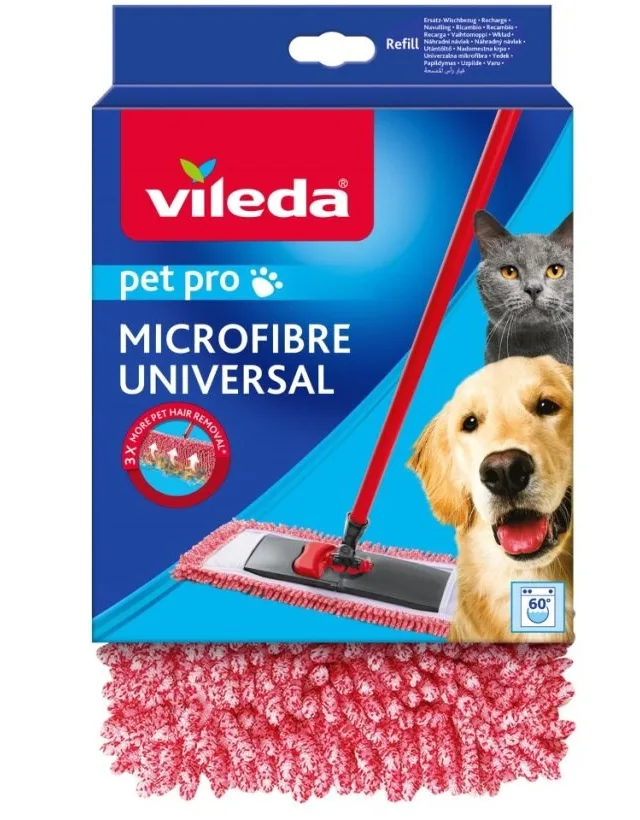 Vileda Pet Pro Hair And Coat Mop Refill