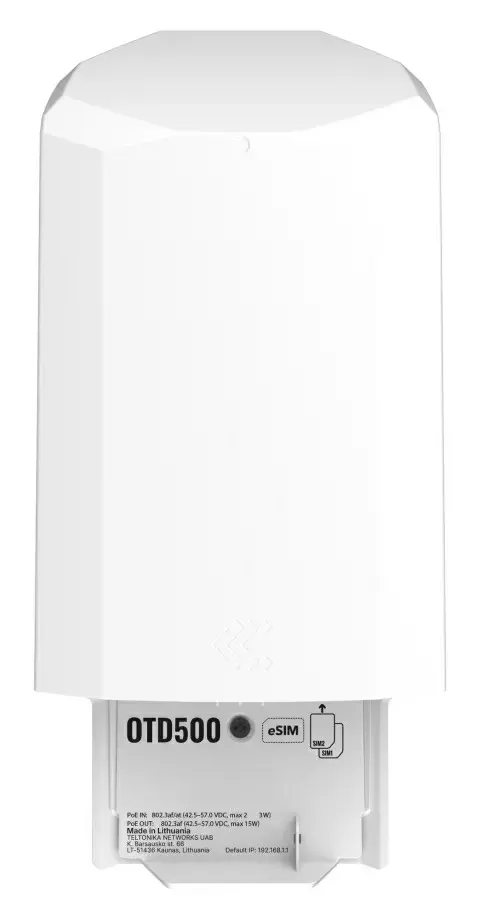 Teltonika OTD500100000 wired router Gigabit Ethernet White